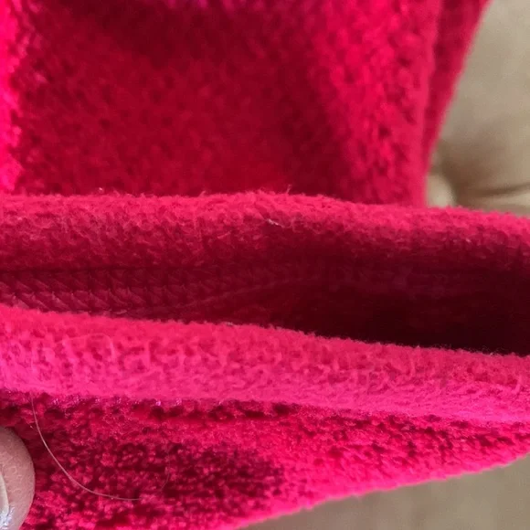 Patagonia Women's Bright Red Teddy Fleece Jacket - Picture 5 of 14